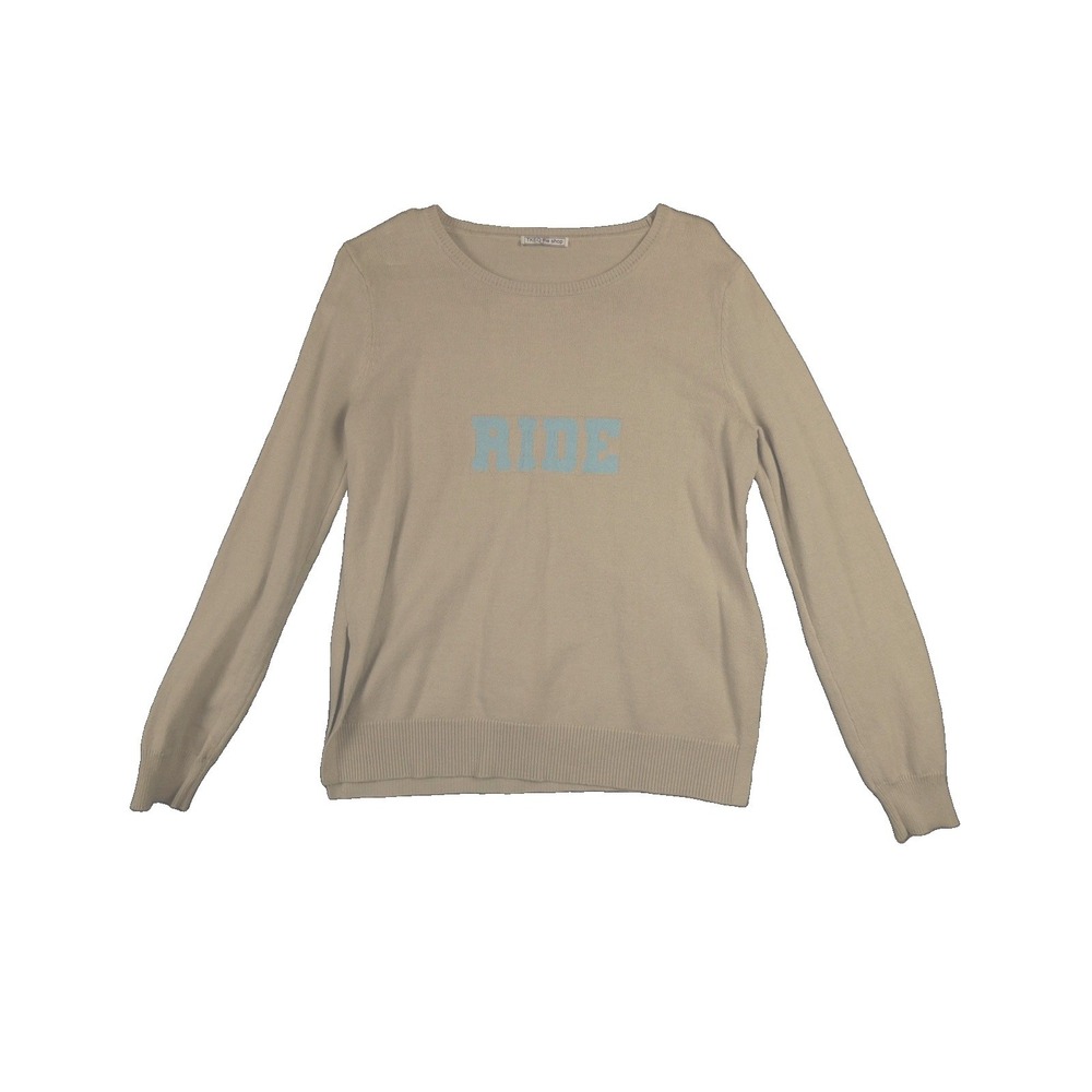 Equestrian Crewneck Sweater by TKEQ The Shop RIDE Women's Size Medium Western